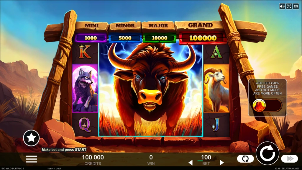 Big Wild Buffalo 2 Base Game